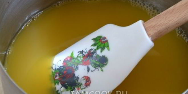 Рецепт апельсинового желе
