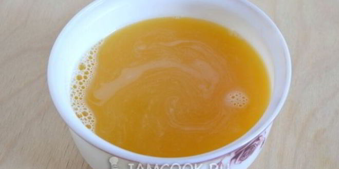 Рецепт апельсинового желе