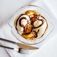 Рецепт Бананового десерта с мороженым