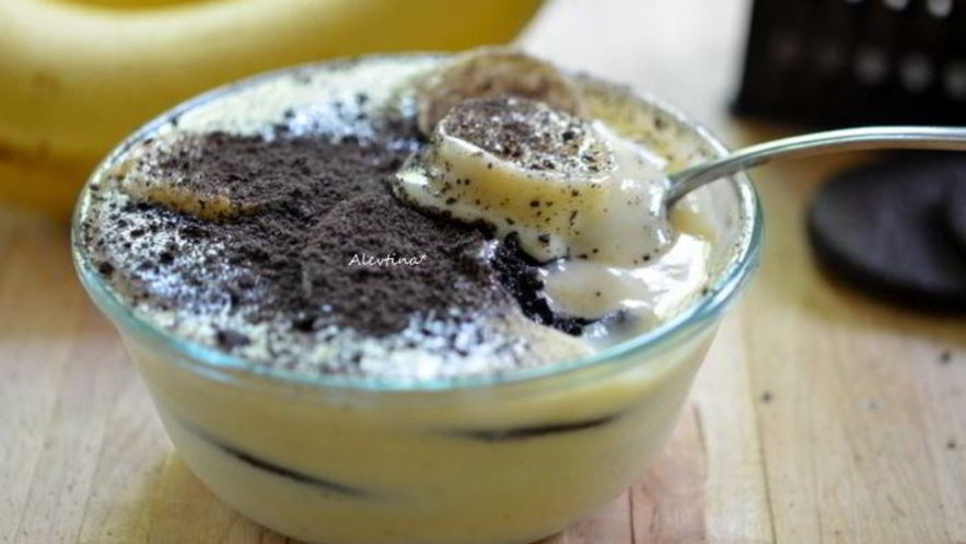 Рецепт бананового пудинга