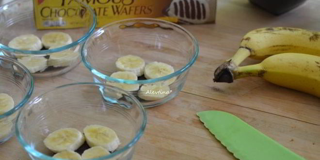 Рецепт бананового пудинга