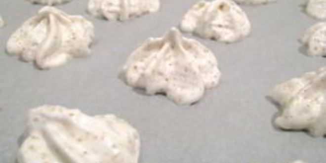 Рецепт безе с миндалем