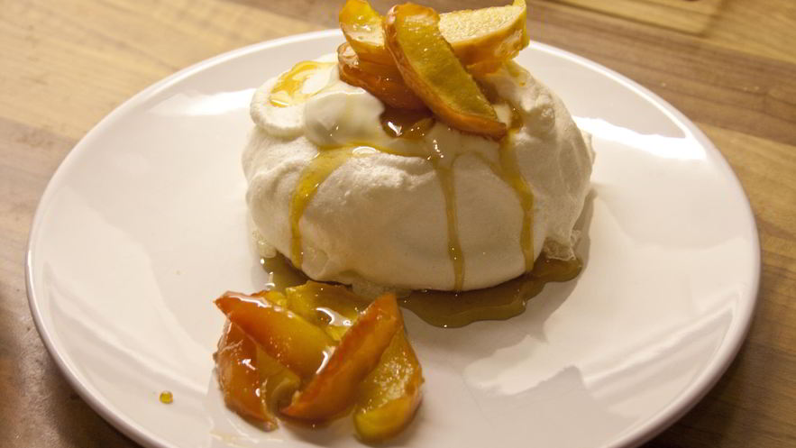 Рецепт безе с яблоками