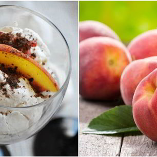 Рецепт Персикового безе-десерт