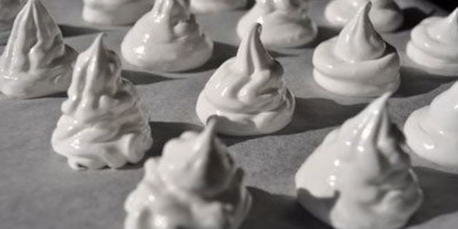 Рецепт персикового безе-десерт