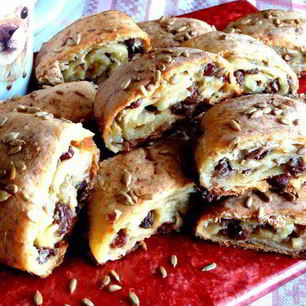 Рецепт Творожного рулета с безейной прослойкой