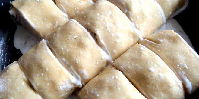 Рецепт творожного рулета с безейной прослойкой