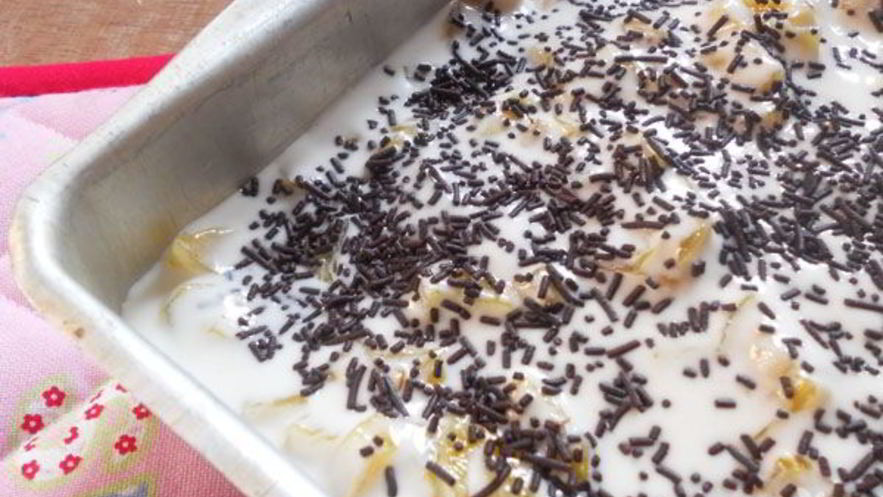 Рецепт быстрого ананасового пудинга