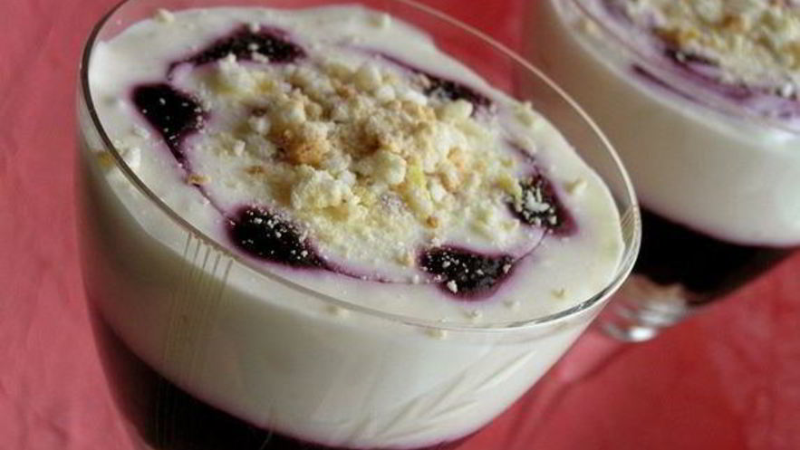 Рецепт черничного десерта