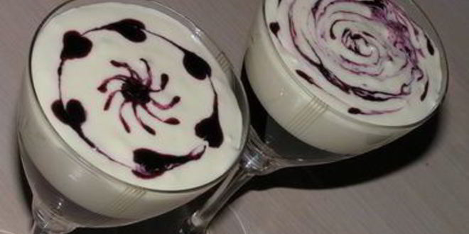 Рецепт черничного десерта