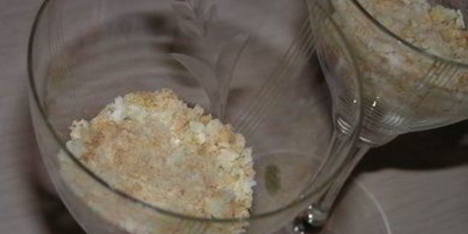 Рецепт черничного десерта