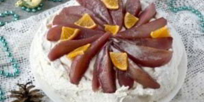 Рецепт десерта анны павловы с пряными грушами