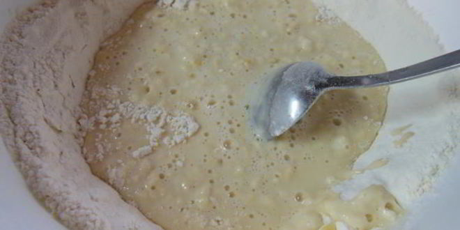 Рецепт десертных блинчиков полосатики