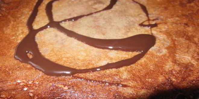 Рецепт десертных блинчиков полосатики