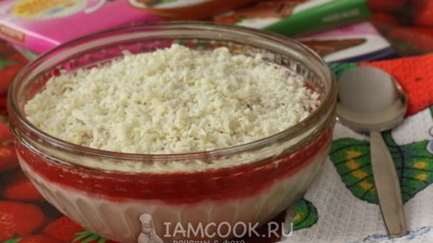 Рецепт клубничного десерта с маскарпоне