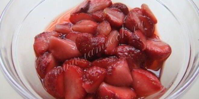 Рецепт клубничного десерта с маскарпоне