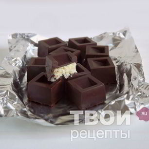 Рецепт Кокосовых конфет в шоколаде