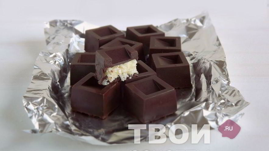 Рецепт кокосовых конфет в шоколаде