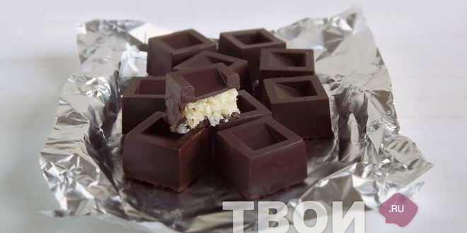 Рецепт кокосовых конфет в шоколаде