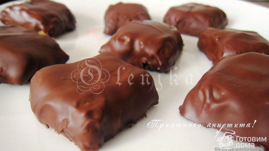 Рецепт конфет грильяж в шоколаде