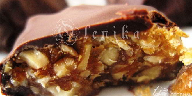 Рецепт конфет грильяж в шоколаде