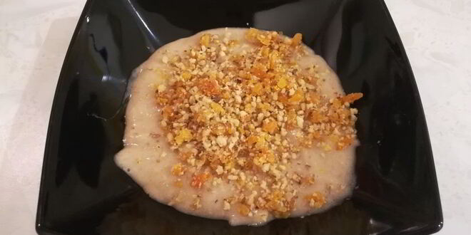 Рецепт конфет из банана, грецкого ореха и кураги