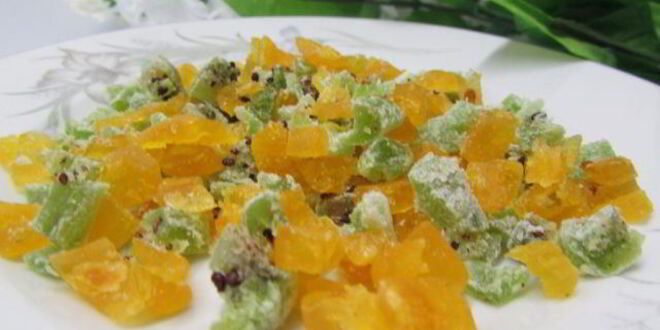 Рецепт конфет из белого шоколада с орешками и цукатами