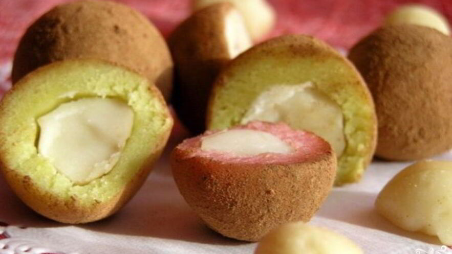 Рецепт конфет из марципана