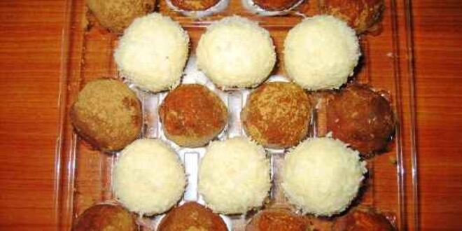 Рецепт конфет из смеси малютка