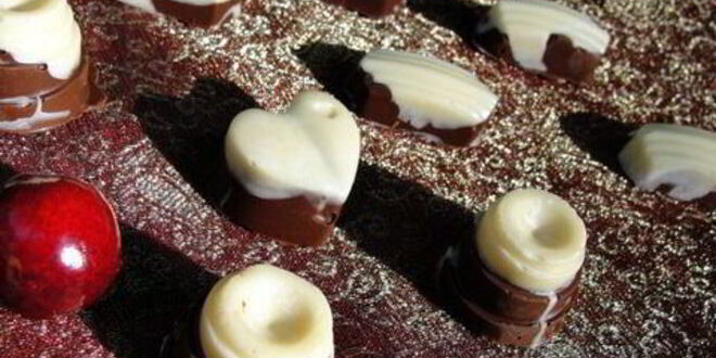 Рецепт конфет-пралине два цвета