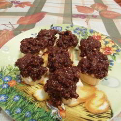 Рецепт Конфет с бананом и ореховой пастой