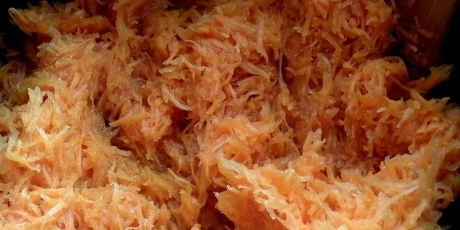 Рецепт мягких морковных конфет