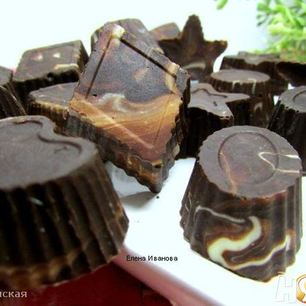 Рецепт Шоколадных конфет Радужных