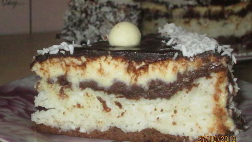 Рецепт торта-конфеты баунти