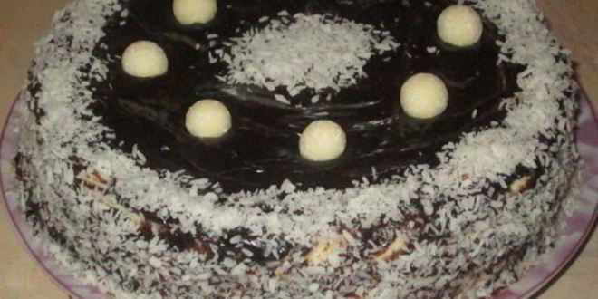 Рецепт торта-конфеты баунти