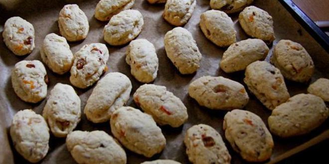 Рецепт творожных штолленовых конфет