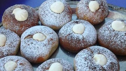 Рецепт Булочек с ванильным кремом