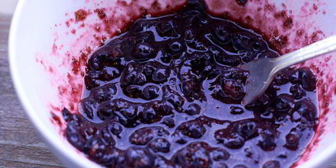 Рецепт черничного крема