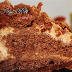 Рецепт Кабачкового бисквита с кремом