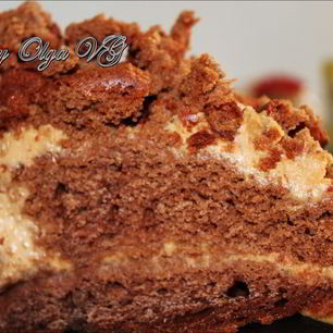 Рецепт Кабачкового бисквита с кремом