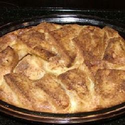 Рецепт Хлебного пудинга с заварным лимонным кремом