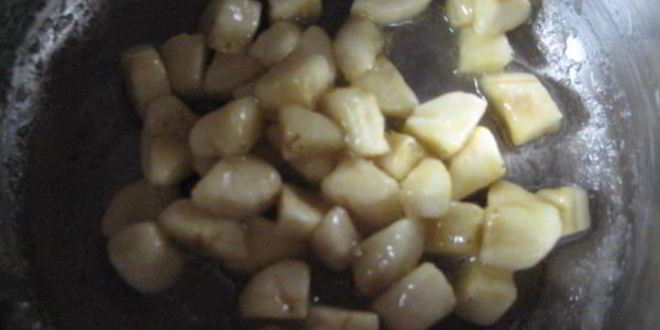 Рецепт корзиночек с бананами и белковым кремом