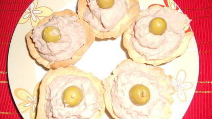 Рецепт Корзиночек с кремом из фасоли