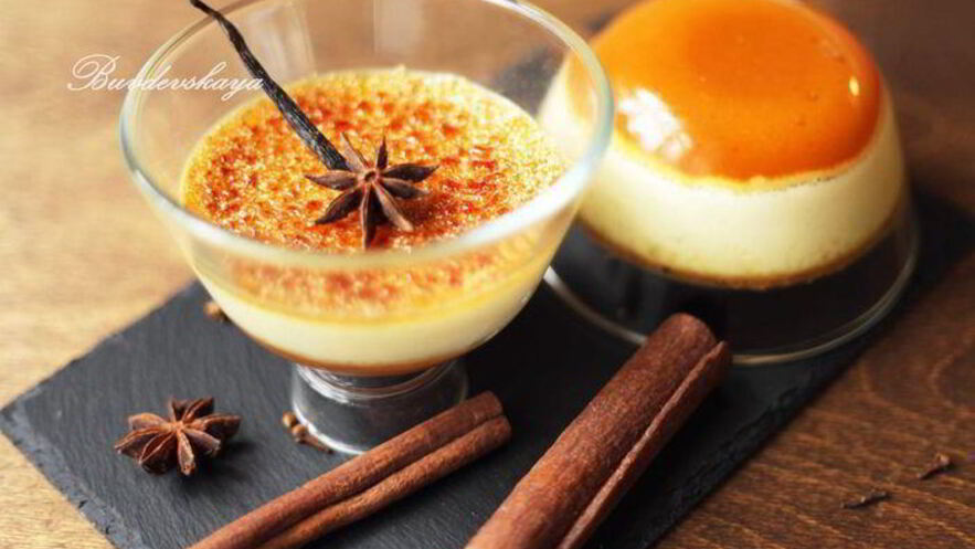 Рецепт крем-брюле с тыквой