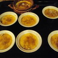 Рецепт Крем-брюле с яблоками и изюмом