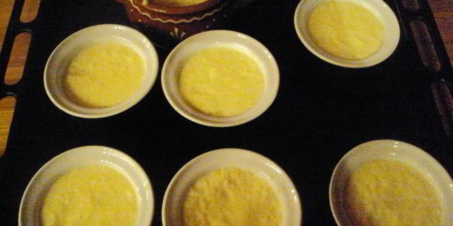 Рецепт крем-брюле с яблоками и изюмом