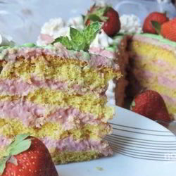 Рецепт Крема для клубничного торта