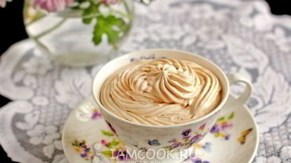 Рецепт Крема из вареной сгущенки и сливок