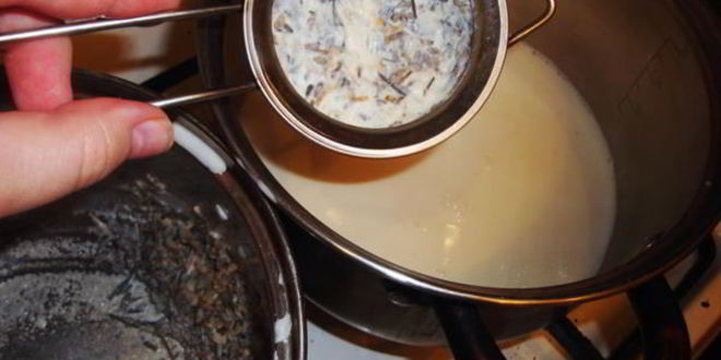 Рецепт лавандового заварного крема