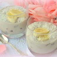 Рецепт Нежнейшего кокосового крема с бананом и изюмом